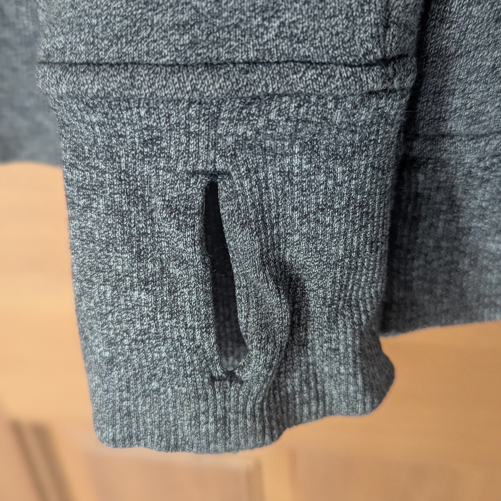 lululemon Scuba Charcoal Zip-Up Hoodie US Size 4 - Picture 9 of 12